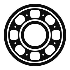 Ball bearing vector icon