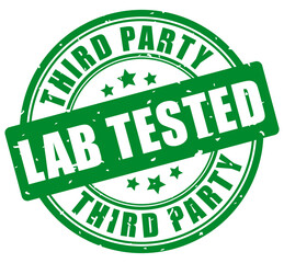Third party lab tested vector stamp