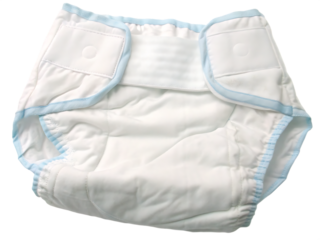 Baby diaper isolated on a white background png