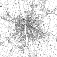Obraz premium 3D illustration of city and urban in Parma Italy