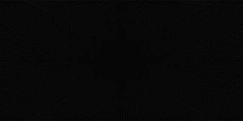 Obraz premium Futuristic perspective grid box. Abstract wireframe with white grid line on black background. eps 10