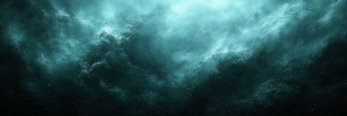 Underwater Light: Abstract Oceanic Cloudscape