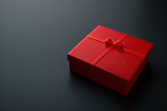 Naklejki Flawless Image of a Red Box with the Word Quot the Word Quot on it