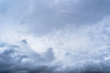 6月の空　朝の曇り空と印象的な雲20