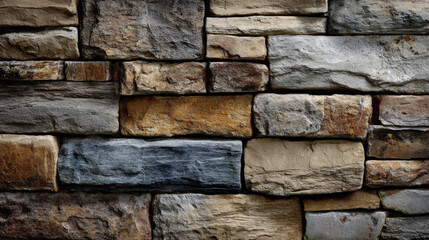 Natural Stone Wall Texture with Earthy Colors.