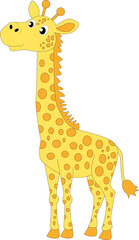 Cute giraffe cartoon