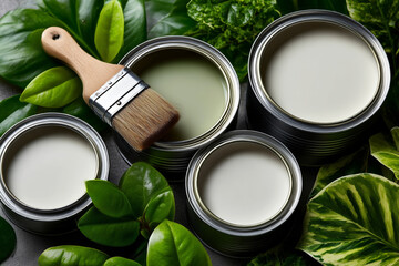 Background of A collection of paint colors