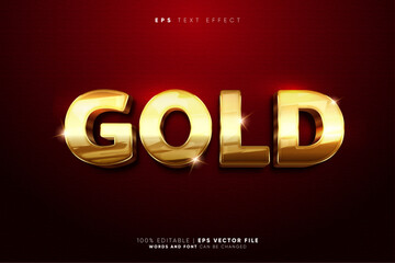 Luxury Gold 3D Text Effect