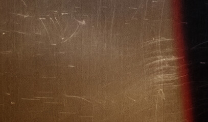 Film texture background with heavy grain, dust and light leakage developed on paper