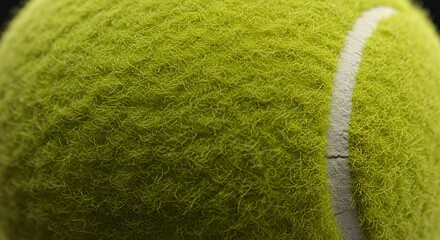 Close-up Tennis Ball Texture