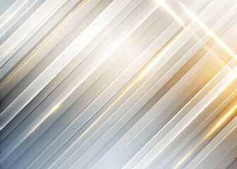 Fototapeta premium Abstract Metallic Surface with Dynamic Lighting and Angled Lines Creates a Modern and Technological Aesthetic