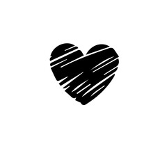 Romantic Love Vector Illustration of Heart, Couple and Valentine Element