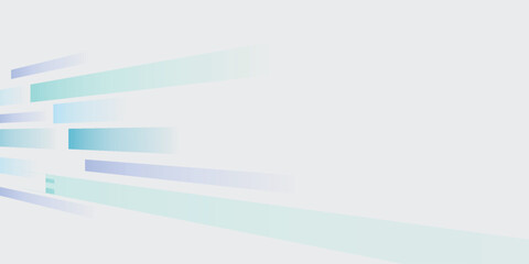 Abstract light blue purple gradient geometric shapes motion on white background. Modern bright square shape graphic design. Overlapping simple style geometry element. Suit for poster,