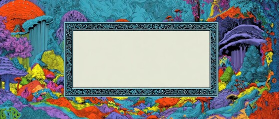 fantastic colorful invitation template 