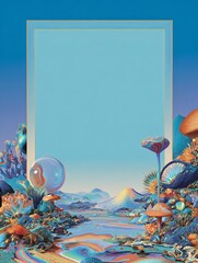 fantastic colorful invitation template 