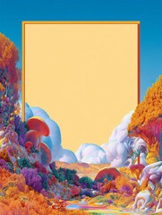 fantastic colorful invitation template 