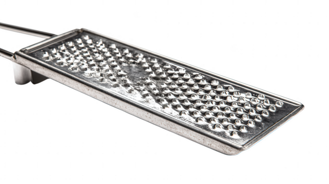 Metal grater isolated on transparent background