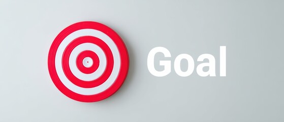 Achieving success with clear goals at home office visual concept minimalist environment motivational viewpoint