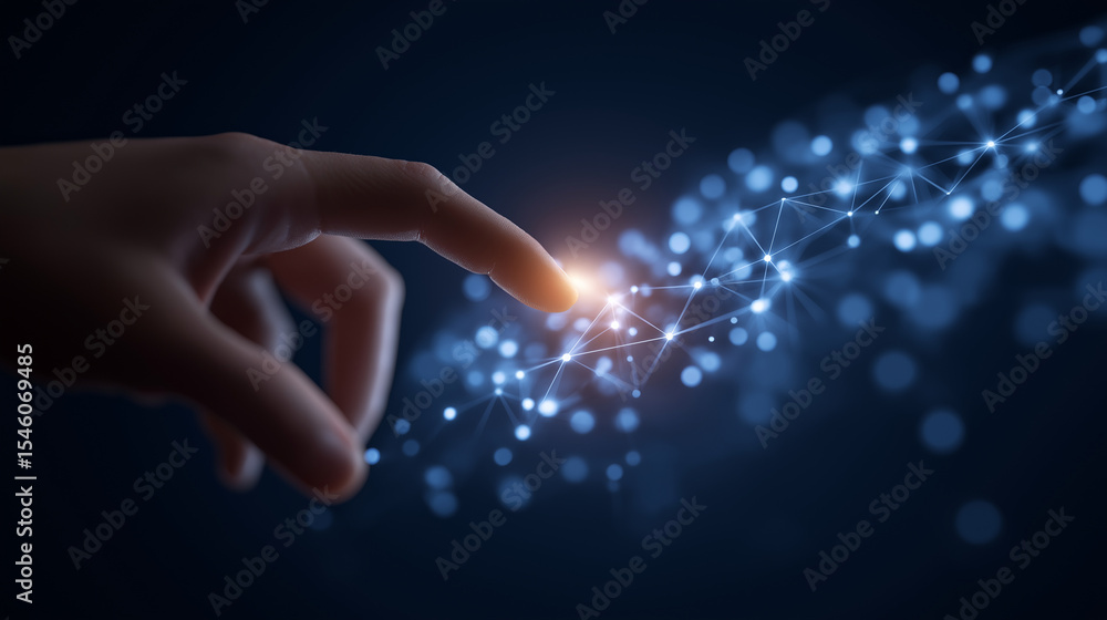 Poster innovative ai network with big data and blockchain technology
