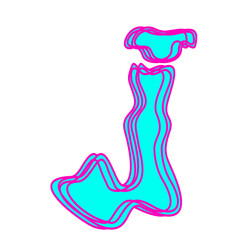 Font and number wave