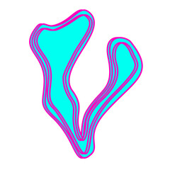 Font and number wave