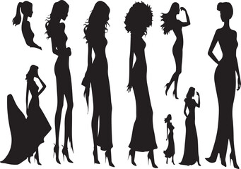 man and woman icon set collection 