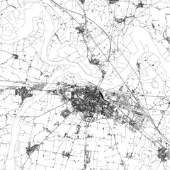 Fototapeta premium 3D illustration of city and urban in Piacenza Italy