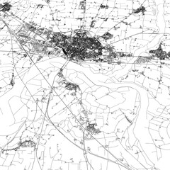 Fototapeta premium 3D illustration of city and urban in Piacenza Italy