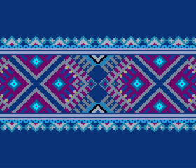 Detailed Vector Design Cross Stitch Pattern