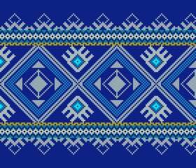  Traditional Ukrainian Cross Stitch Vector