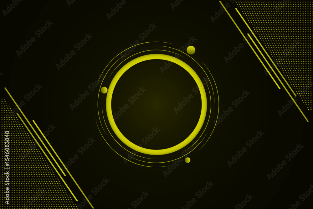 Poster abstract circular gradient background design-creative neon line dotted pattern modern template for b