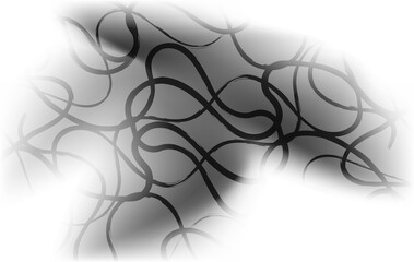 Monochrome Graffiti Wall with Abstract Patterns