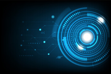 Innovation meets digital technology in an abstract hi tech background for modern communication