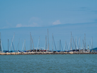 yachts in the bay