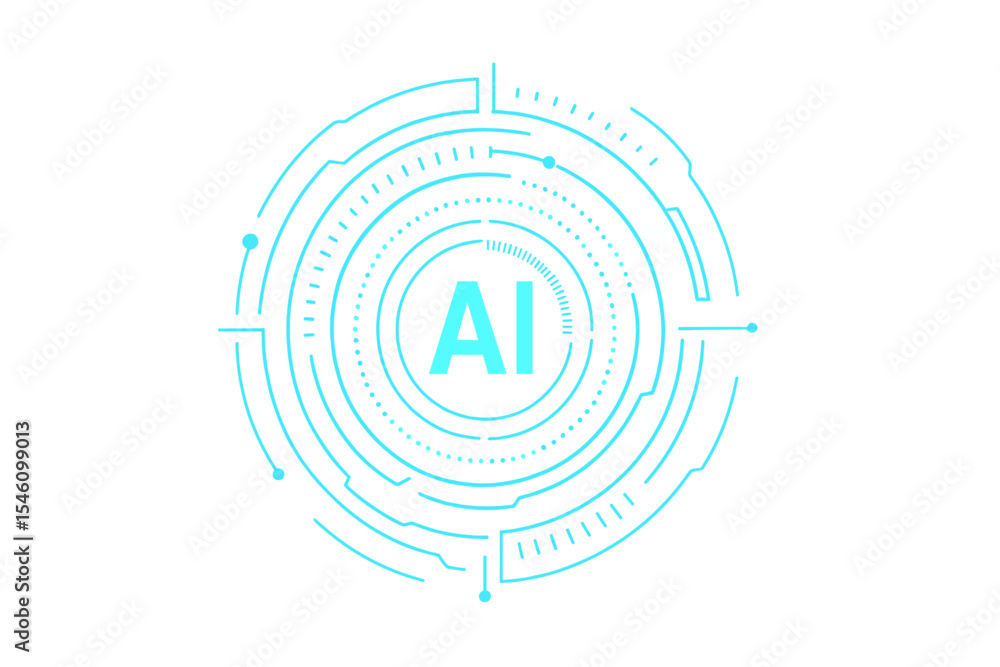 Poster futuristic round glowing hud elements, virtual graphic touch user interface, and dashboard display, 