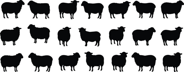 PrintBlack contact icons set, home, location, email, internet, phone, chat, mobile, printer, vector design, communication symbol, web, digital, business use
