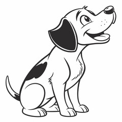 Happy Dog with Floppy Ears Icon