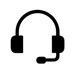 Headset audio icon vector illustration