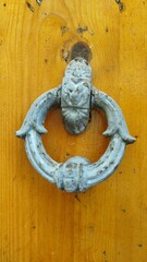 door knocker on the door
