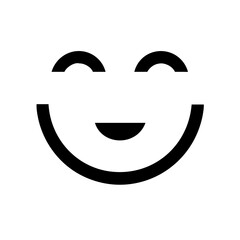Smile face alternative icon vector illustration