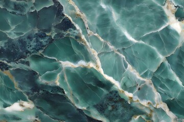 Obraz premium Green Creamy Marble