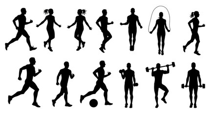 Gen Z Street Style Silhouette Set – Dancing, Music, Skateboarding

Pet Owner Silhouettes – Dog Walking, Playing, Feeding, Cat Lover Poses

Eco Lifestyle Silhouettes – Plant Holding, Bicycle, Sustainab