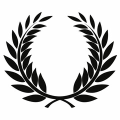 laurel wreath vector