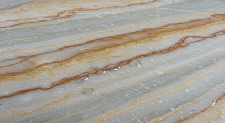 Fototapeta premium Elegant Onyx Marble Texture with Water Droplets