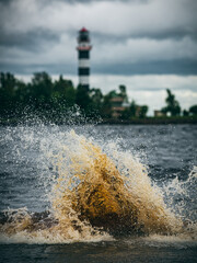 lighthouse on the coast