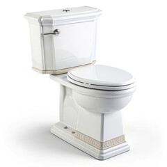 toilet bowl isolated on white