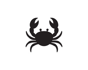 Crab icon vector art illustration.