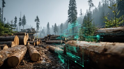 Forest Industry Transformation: Digital Integration and Sustainable Logging