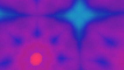 Abstract Radiant Burst with Soft Grain Texture, Symmetrical Glow Pattern in Psychedelic Style, Radiating Circular Abstract with Subtle Noise, Kaleidoscopic Starburst with Gradient Flow