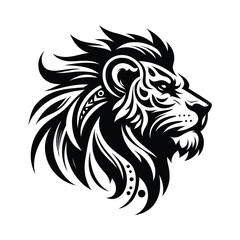 lion tribal tattoo